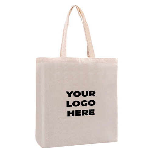Calico Bag With Gusset - 380 x 420 x 100mm | Cotton Bags Australia