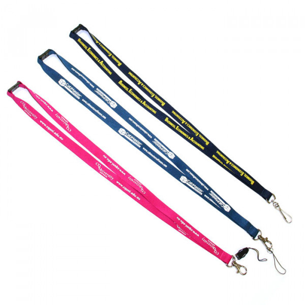 Ribbed Polyester Lanyards